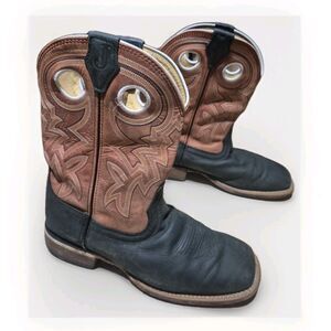 Justin Big News Red Cowhide - Boot Men's Size 10D Western - Fn7022